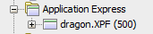 Übersicht der dragon.XPF Anwendung in Oracle APEX